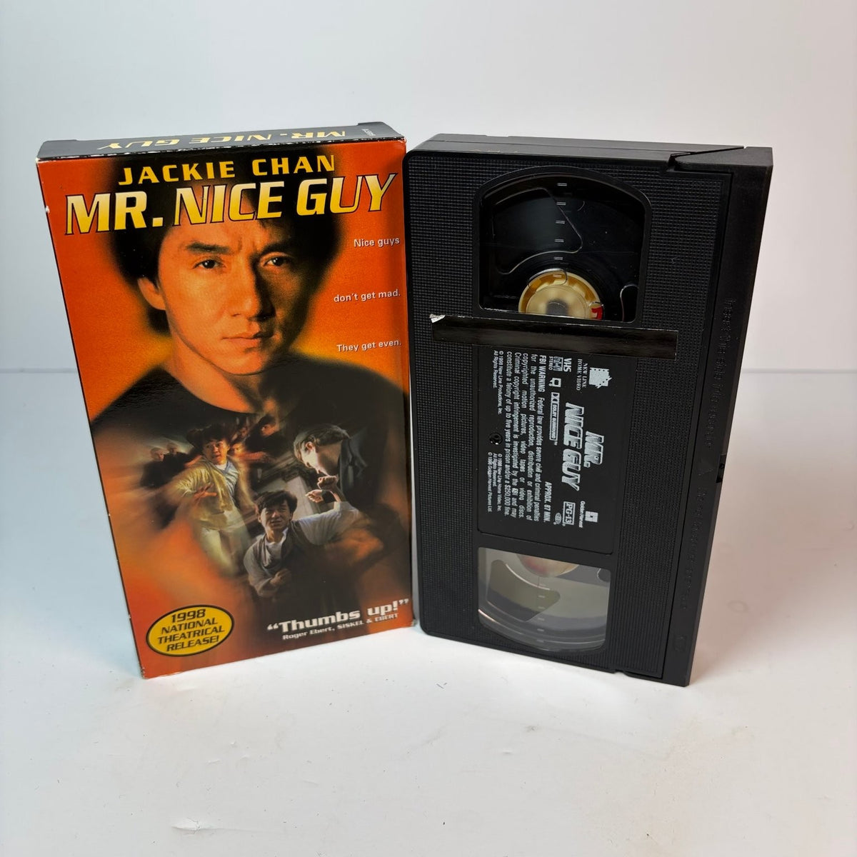 Mr. Nice Guy VHS 1998 Action Martial Arts Jackie Chan New Line Home Video