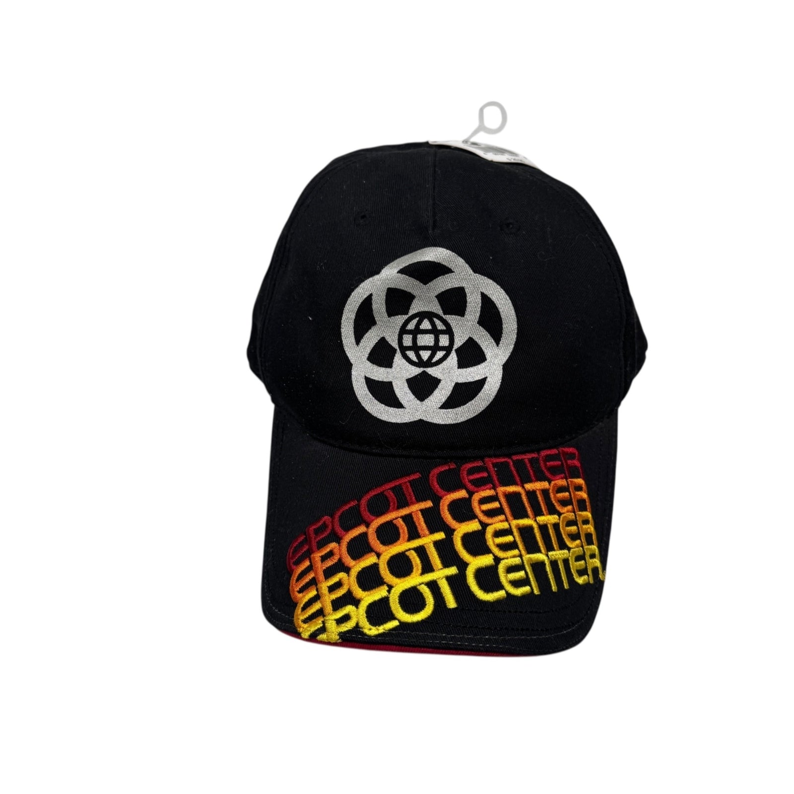 Epcot Center 2007 Mouse Gear Baseball Hat Retro Logo Embroidered Brim Deadstock