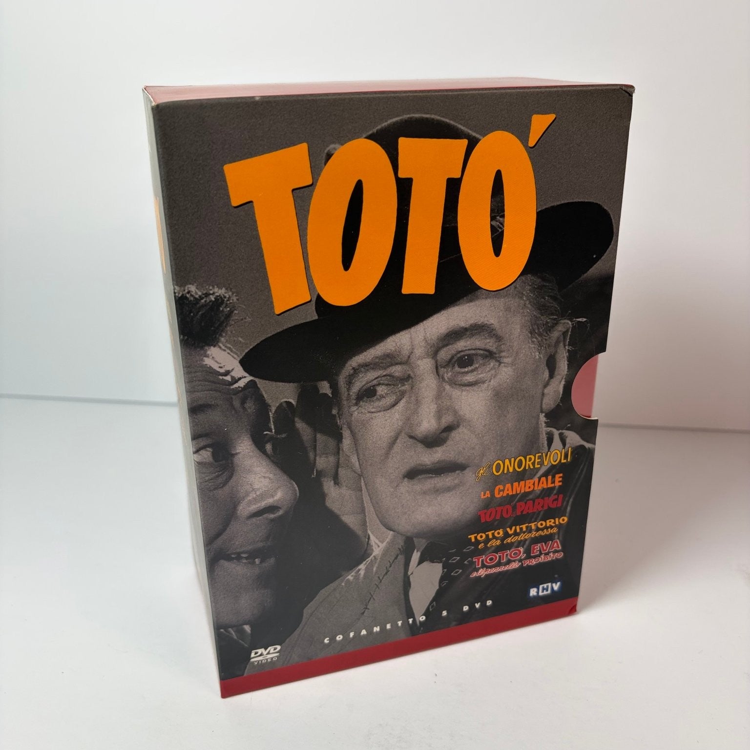 Totò Cofanetto 5 DVD Set 2002 Rare Italian Comedy Collection PAL Region 2 OOP