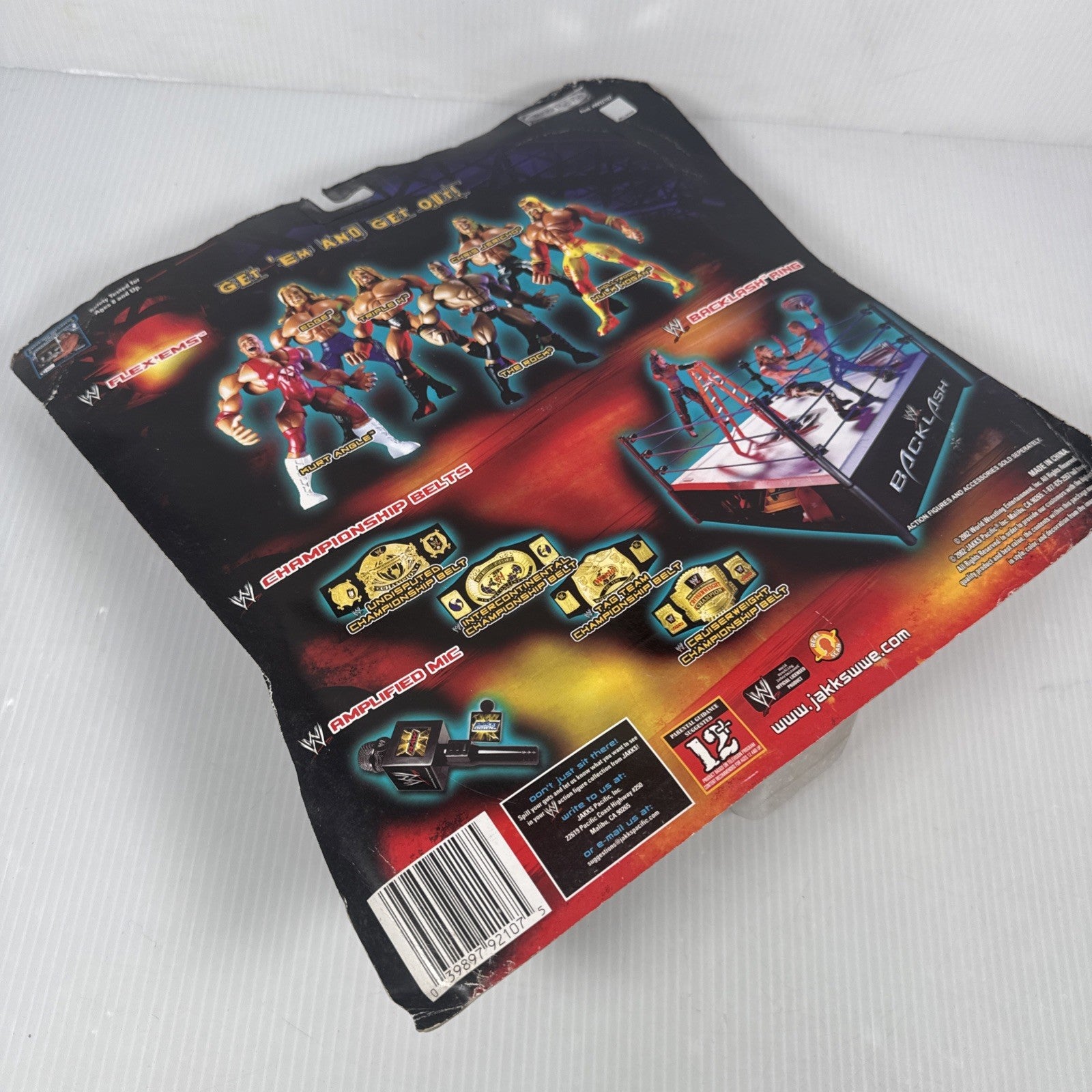 WWE Ringside Rivals The Rock Vs Brock Lesnar Jakks Wrestling 2-Pack Figures