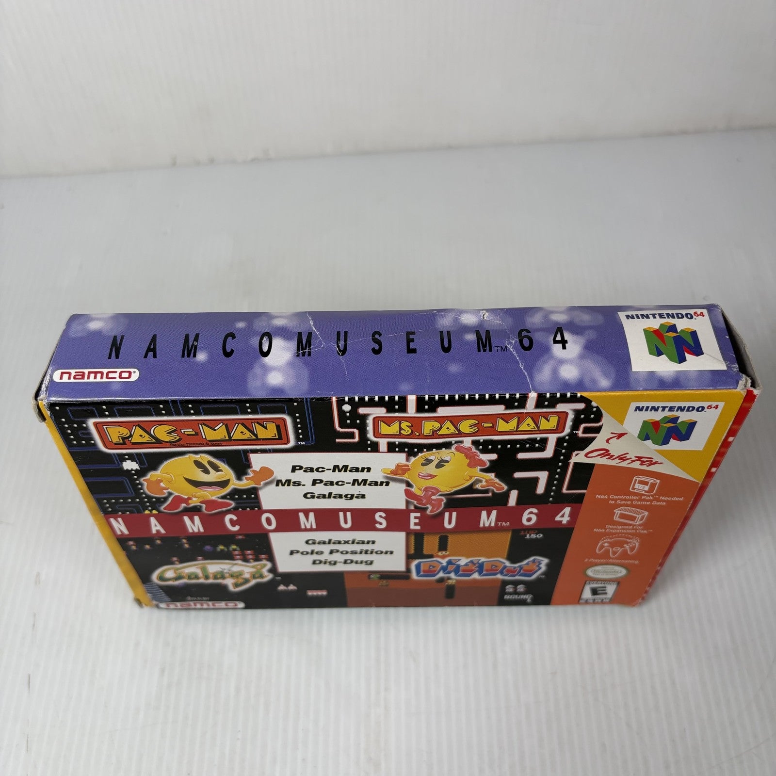 Namco Museum 64 Nintendo 64 N64 Pac-Man, Ms. Pac-Man, Galaga Complete In Box