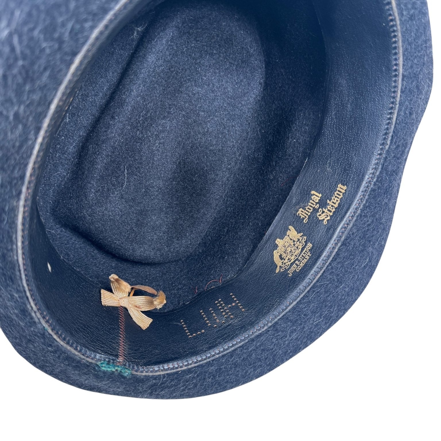 Vintage Royal Stetson Men's Fedora Hat Grey Fur Classic Style Hager's Allentown