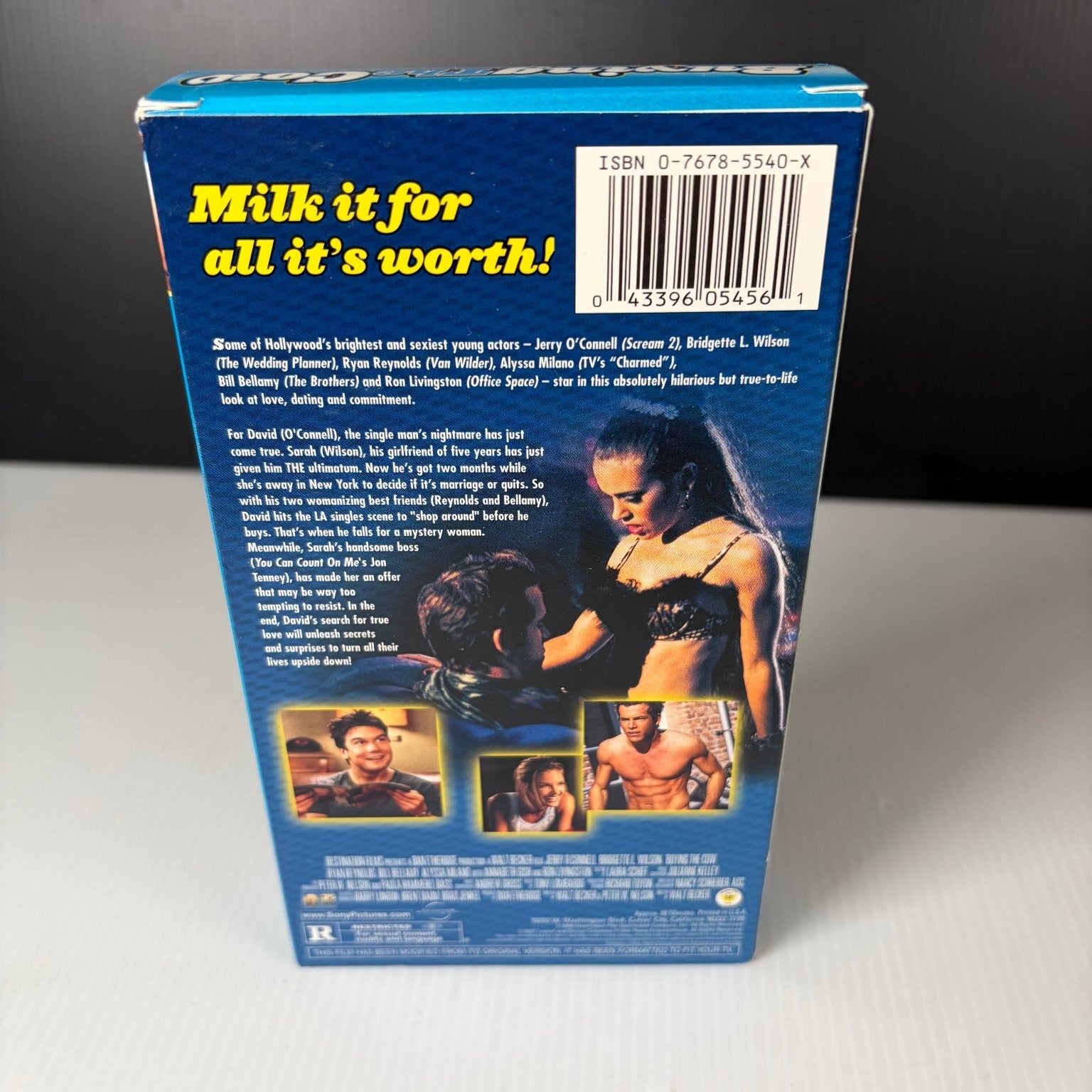 Buying The Cow VHS 2002 Comedy Romance Original Release Columbia TriStar