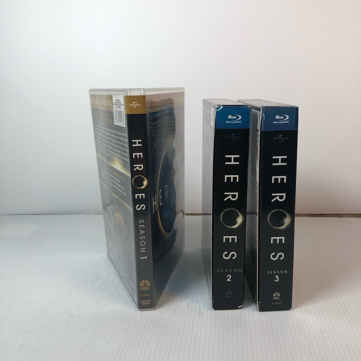 Heroes Seasons 1-3 DVD Blu-ray Collection Hayden Panettiere Milo Ventimiglia