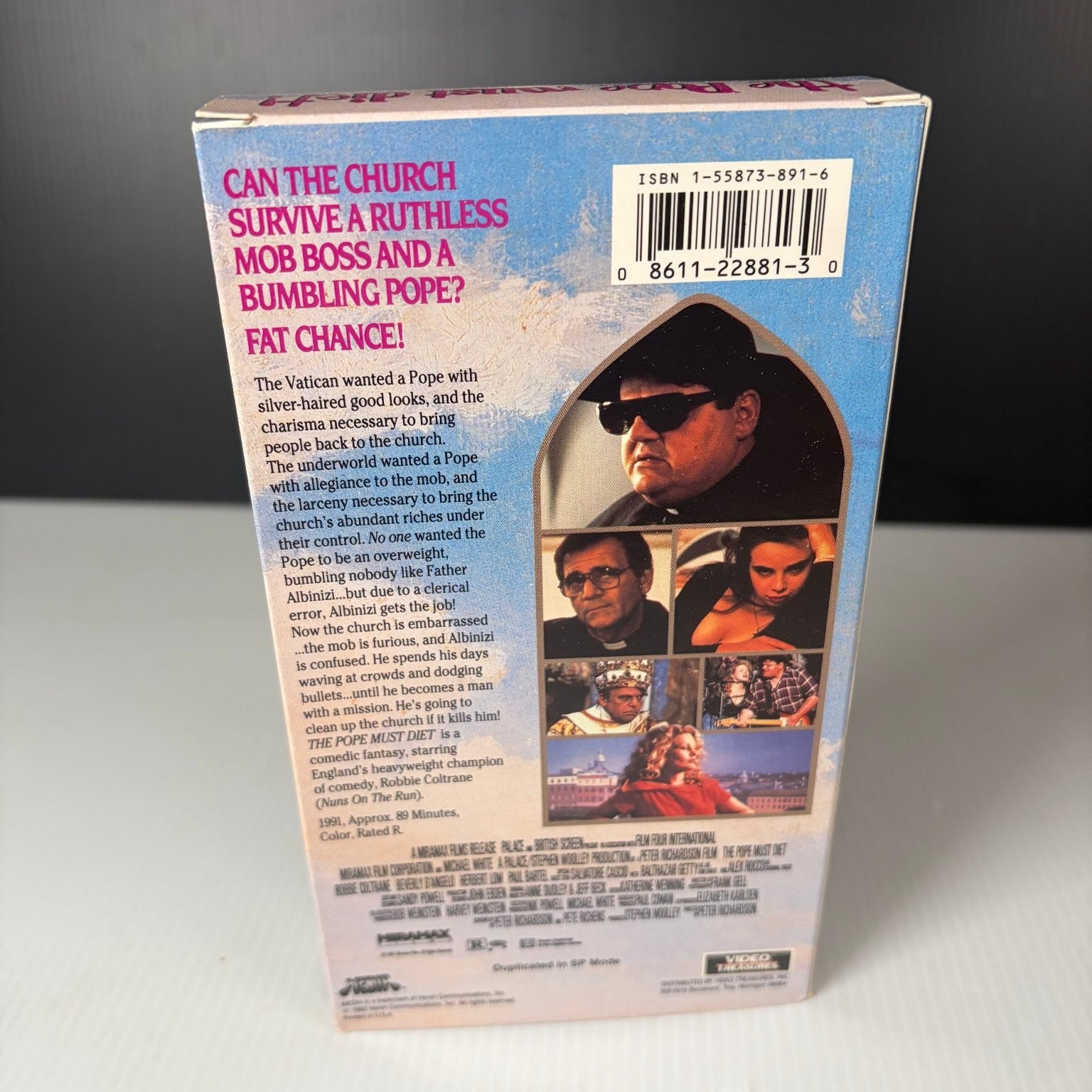 The Pope Must Diet! VHS 1991 Comedy Original Release Video Treasures