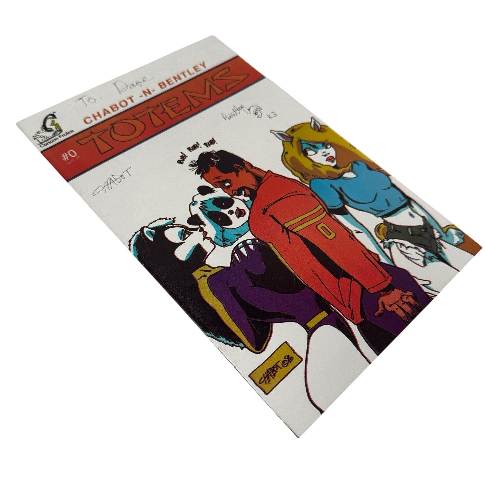 Totems #0 1996 Cartoon Frolics Chabot (SpongeBob Artist) and Bentley Signed Rare