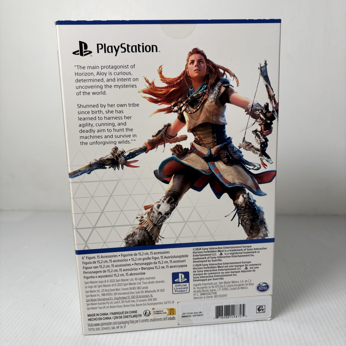 Aloy Nora Hunter Outfit Action Figure Horizon Forbidden West PlayStation Spin