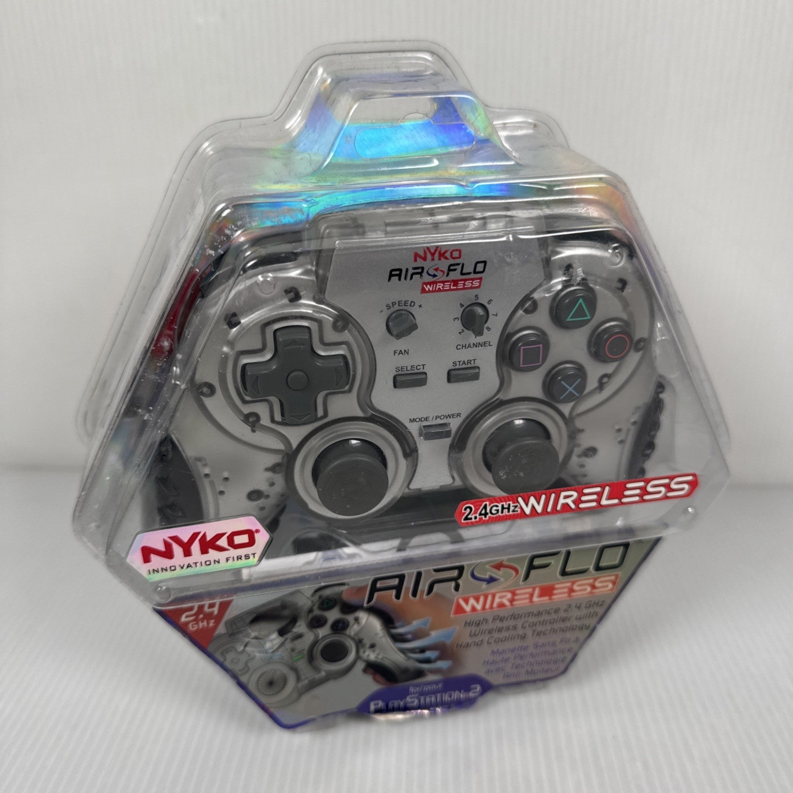 Playstation 2 PS2 Nyko Air Flo Wireless Controller Sealed