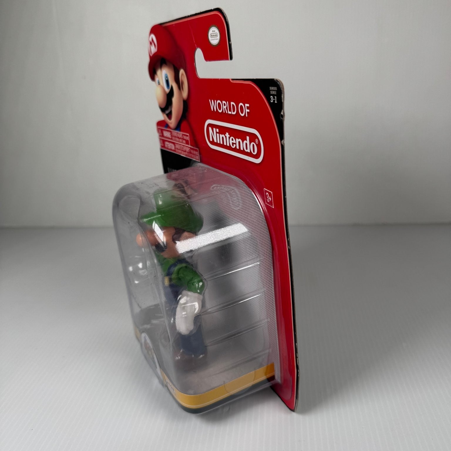 Luigi World of Nintendo 4.5 Inch Figure Green Shell Jakks Pacific