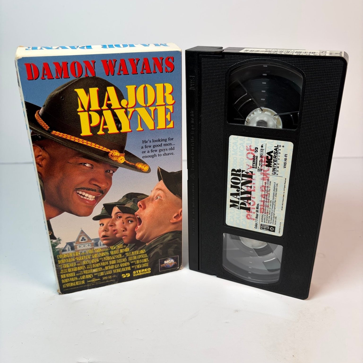 Major Payne VHS 1995 Military Comedy Damon Wayans MCA Universal Home Video
