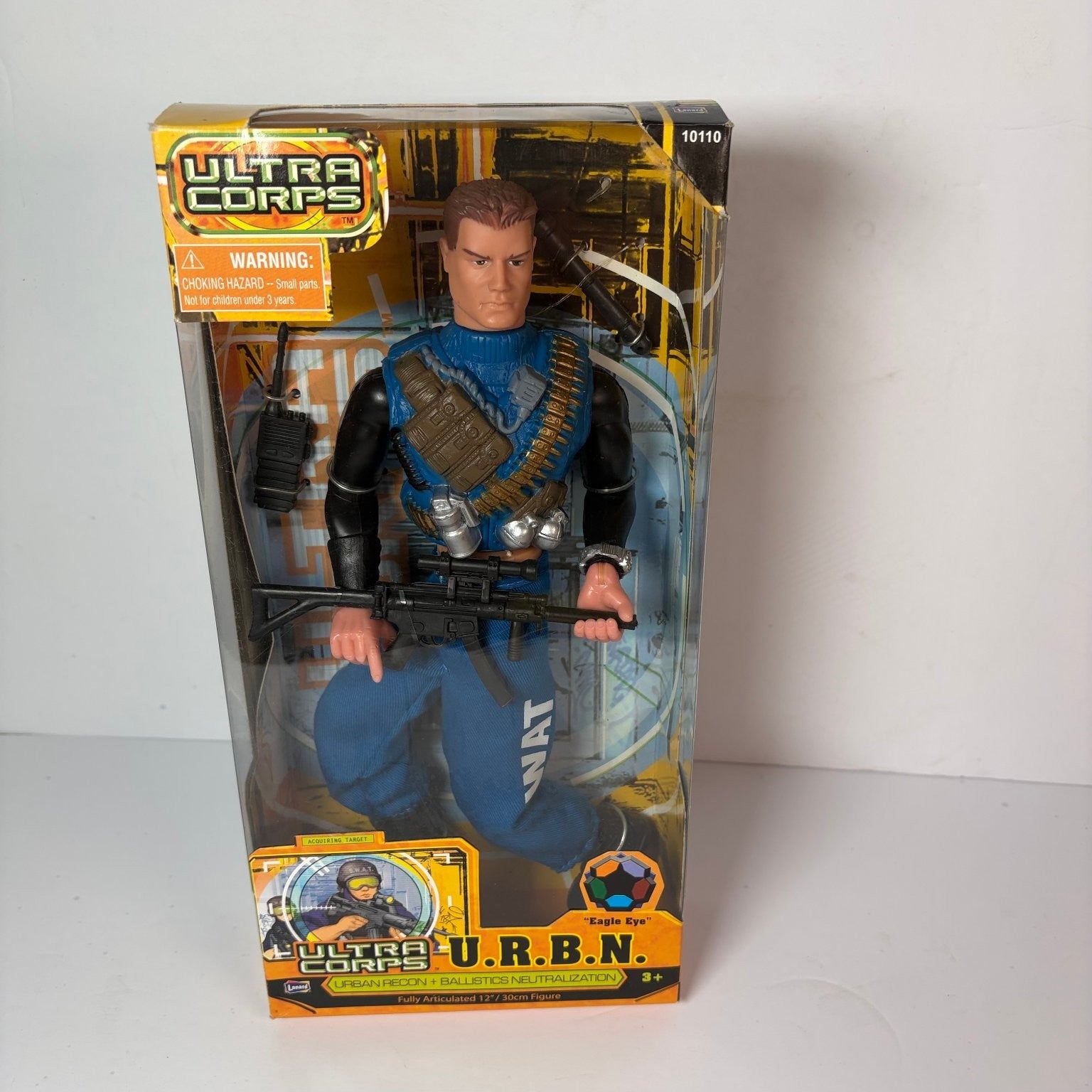 Ultra Corps U.R.B.N. "Eagle Eye" 12" Action Figure Lanard Urban Recon Ballistics