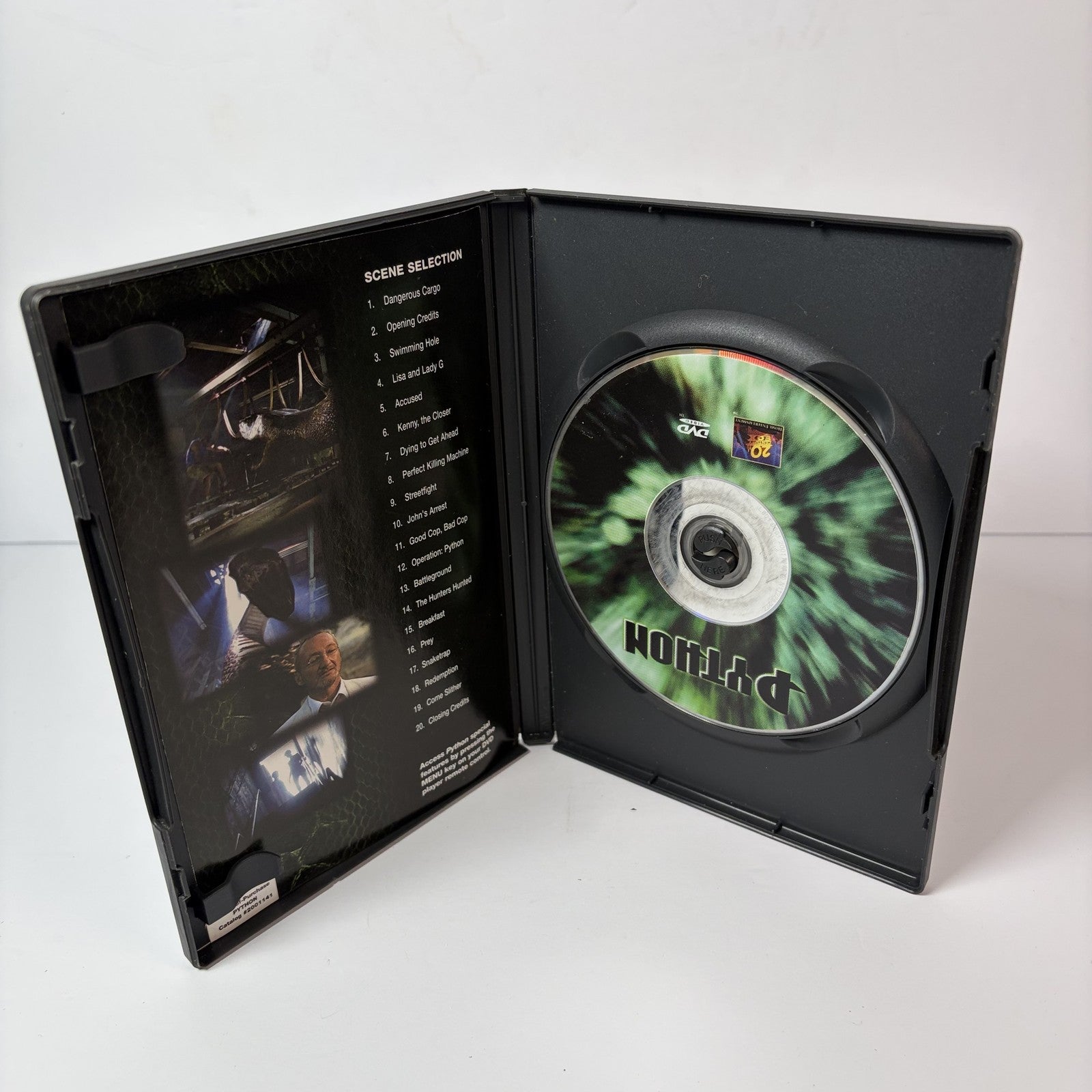 Python DVD Casper Van Dien Robert Englund Sci-Fi Horror Thriller 2000 Monster