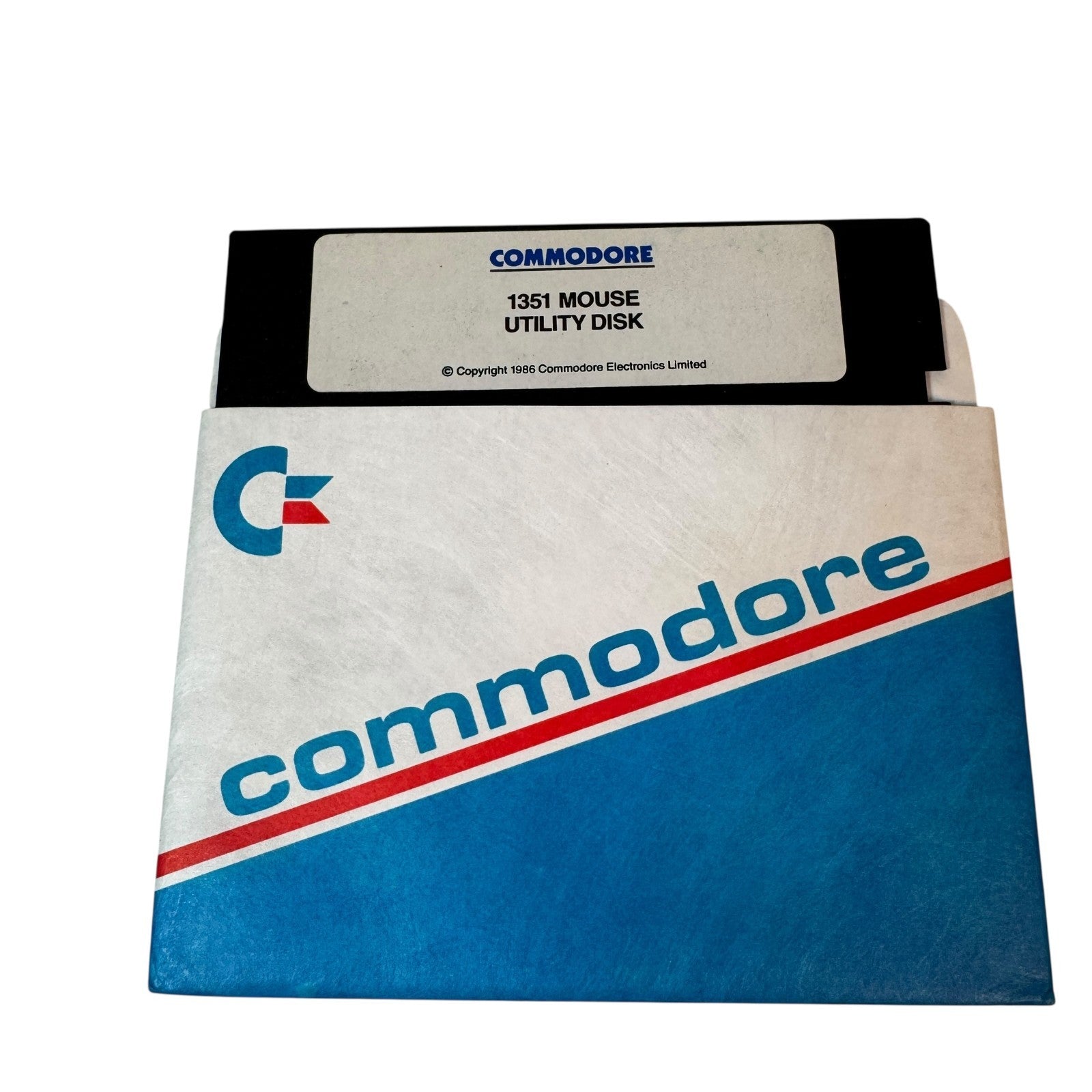 Vintage Commodore 1351 Mouse Utility Disk w/ Geos v1.3 Upgrade Side B 1985