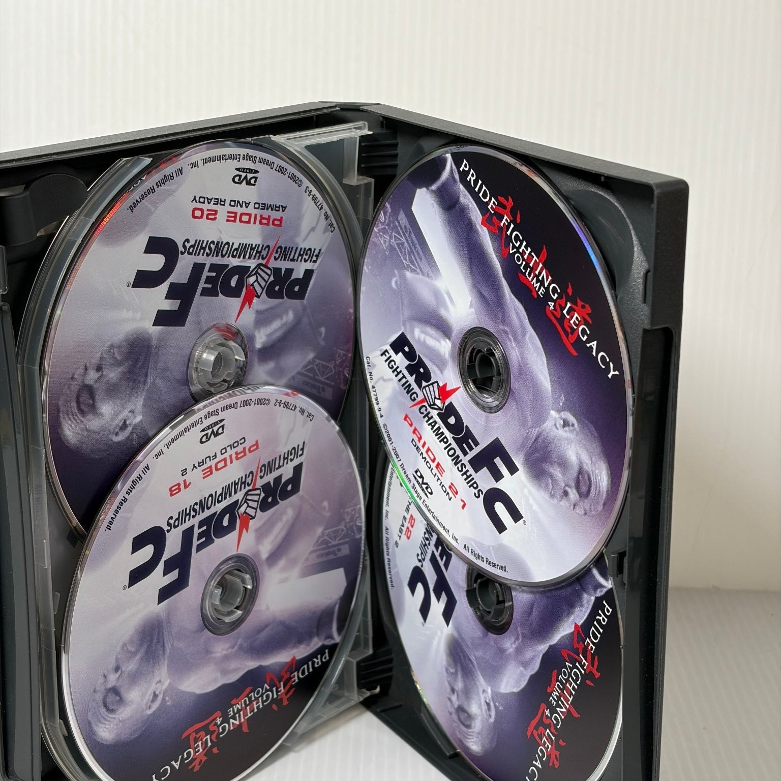 PRIDE FIGHTING LEGACY Vol 4 DVD (2007) 5-Event Set Wanderlei Silva Rampage