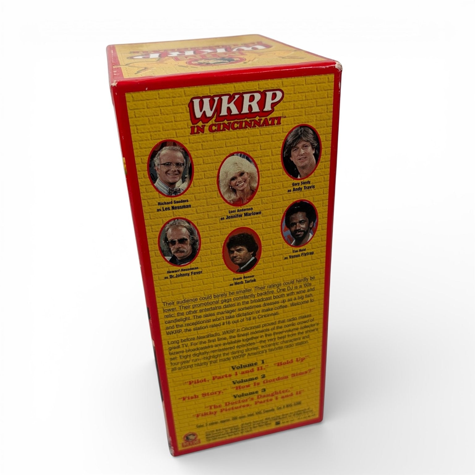 WKRP In Cincinnati VHS 1998 TV Series 3-Tape Box Set MTM New Video Group