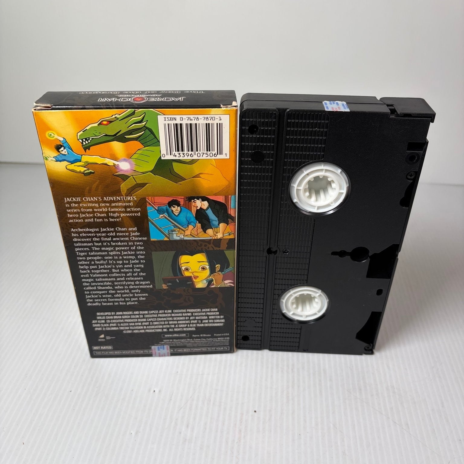 Jackie Chan Adventures The Day of the Dragon VHS 2000 Action Columbia TriStar