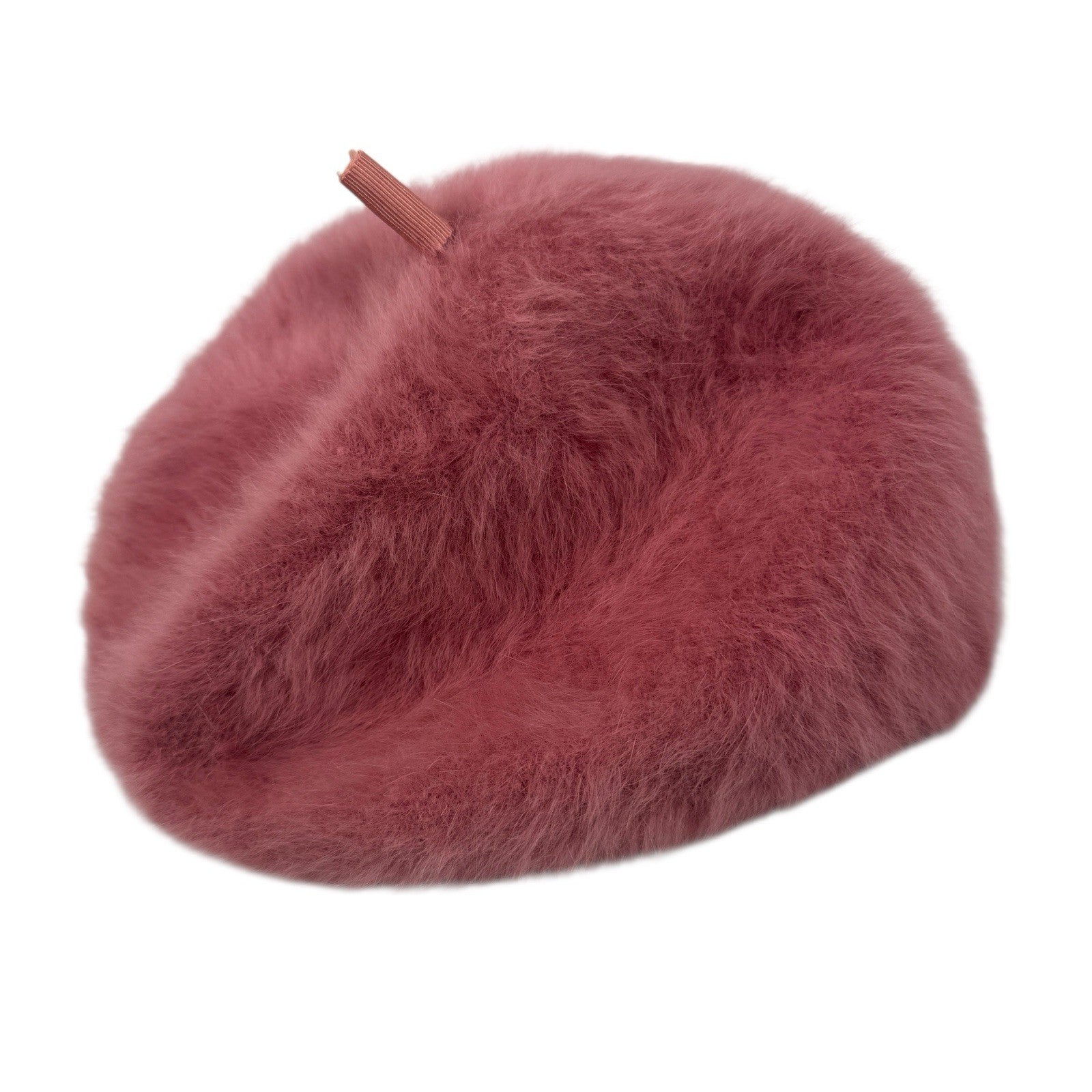 Kangol Furgora Pink Angora Fuzzy Flat Cap Hat OS One Size Fits All Stretch