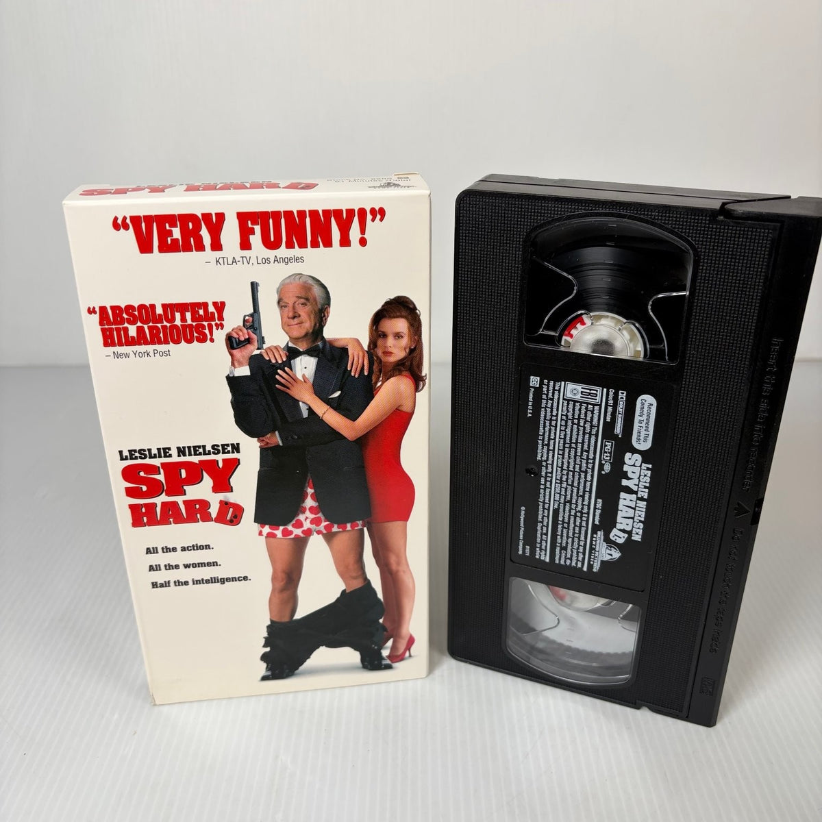 SPY HARD VHS 1996 Comedy Leslie Nielsen Buena Vista Home Entertainment PG-13
