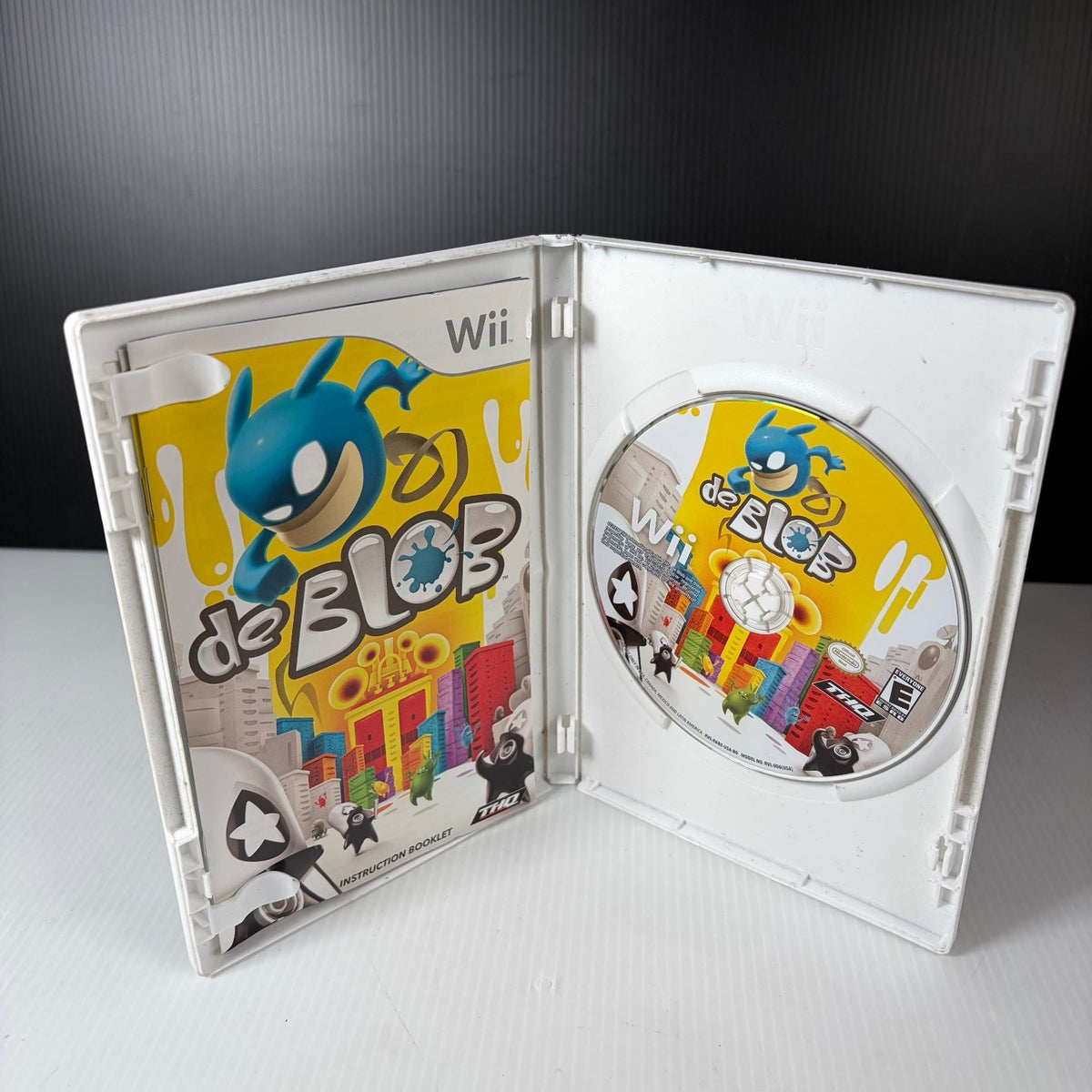 de Blob Wii Video Game Multiplayer Color Revolution THQ