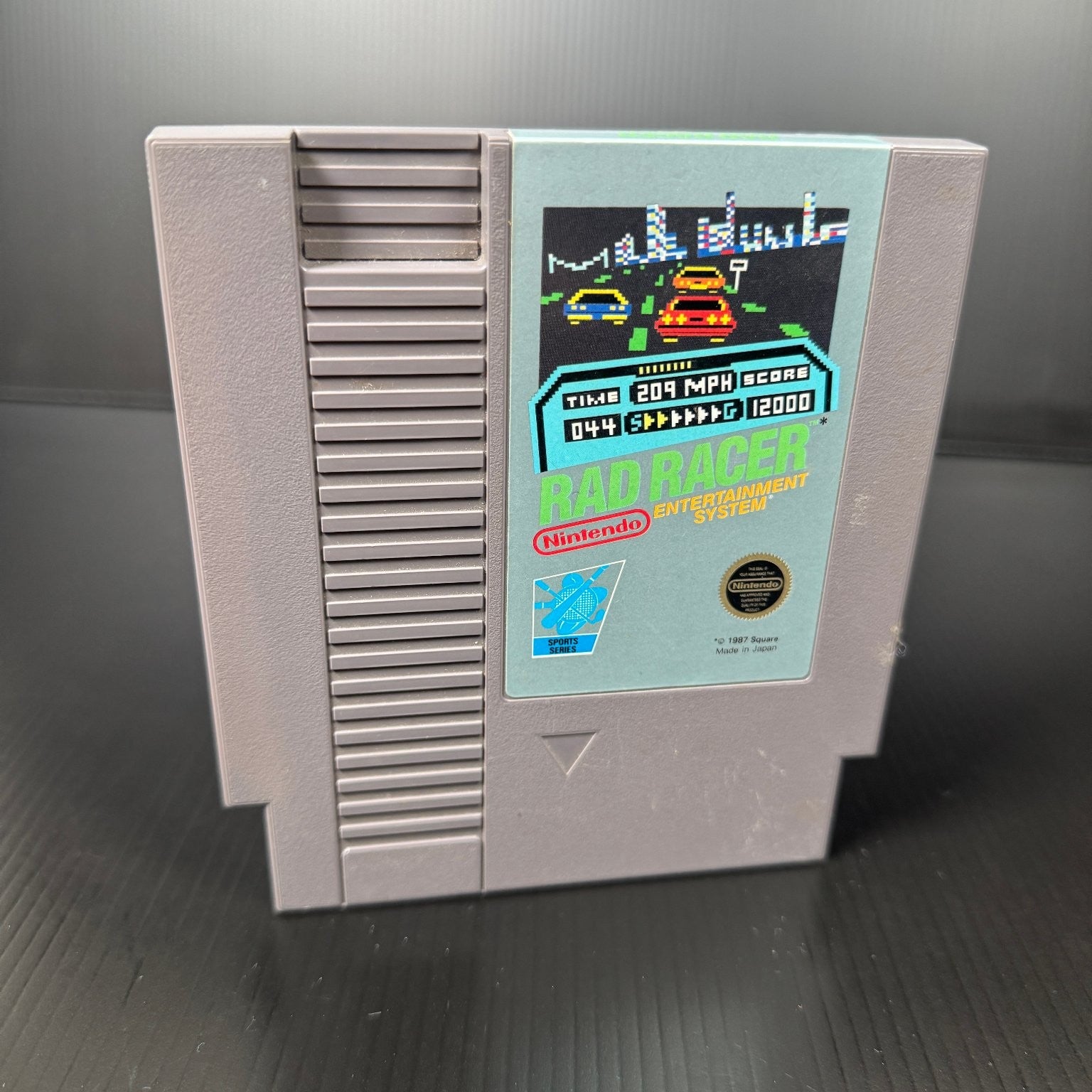 Rad Racer NES Video Game 5 Screw Cartridge 1987 Nintendo Cartridge Only