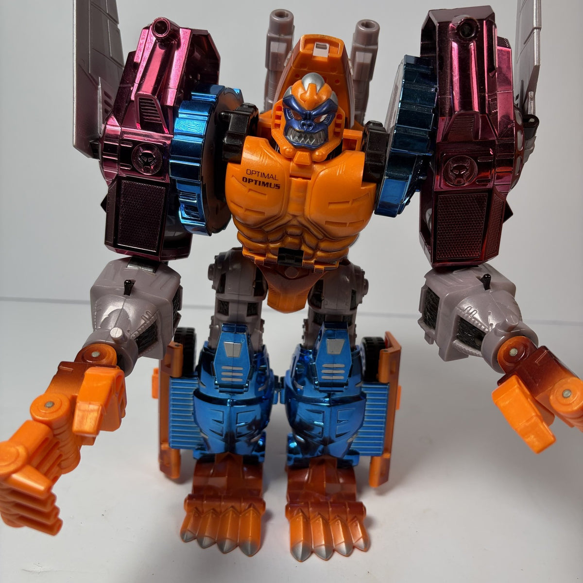 Transformers Beast Wars Optimal Optimus Figure Light-Up (Incomplete) Transmetals