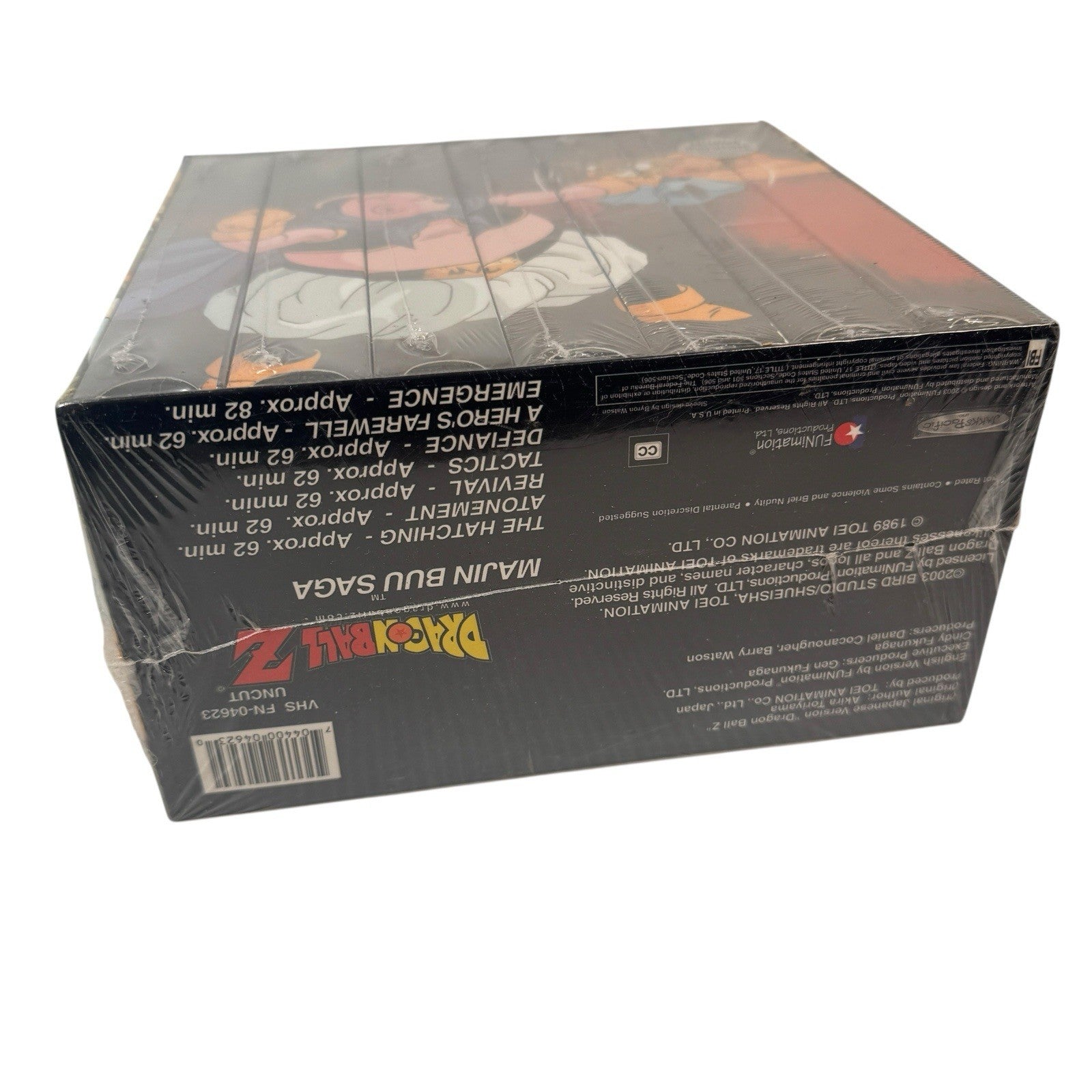 Majin Buu Saga Uncut VHS Box Set Dragon Ball Z Sealed Anime