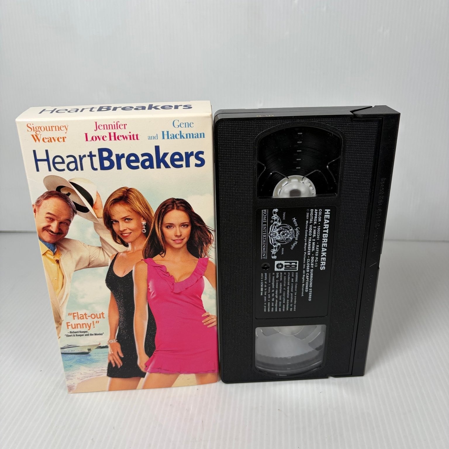 Heartbreakers VHS 2001 Romantic Comedy Sigourney Weaver Jennifer Love Hewitt Y2K