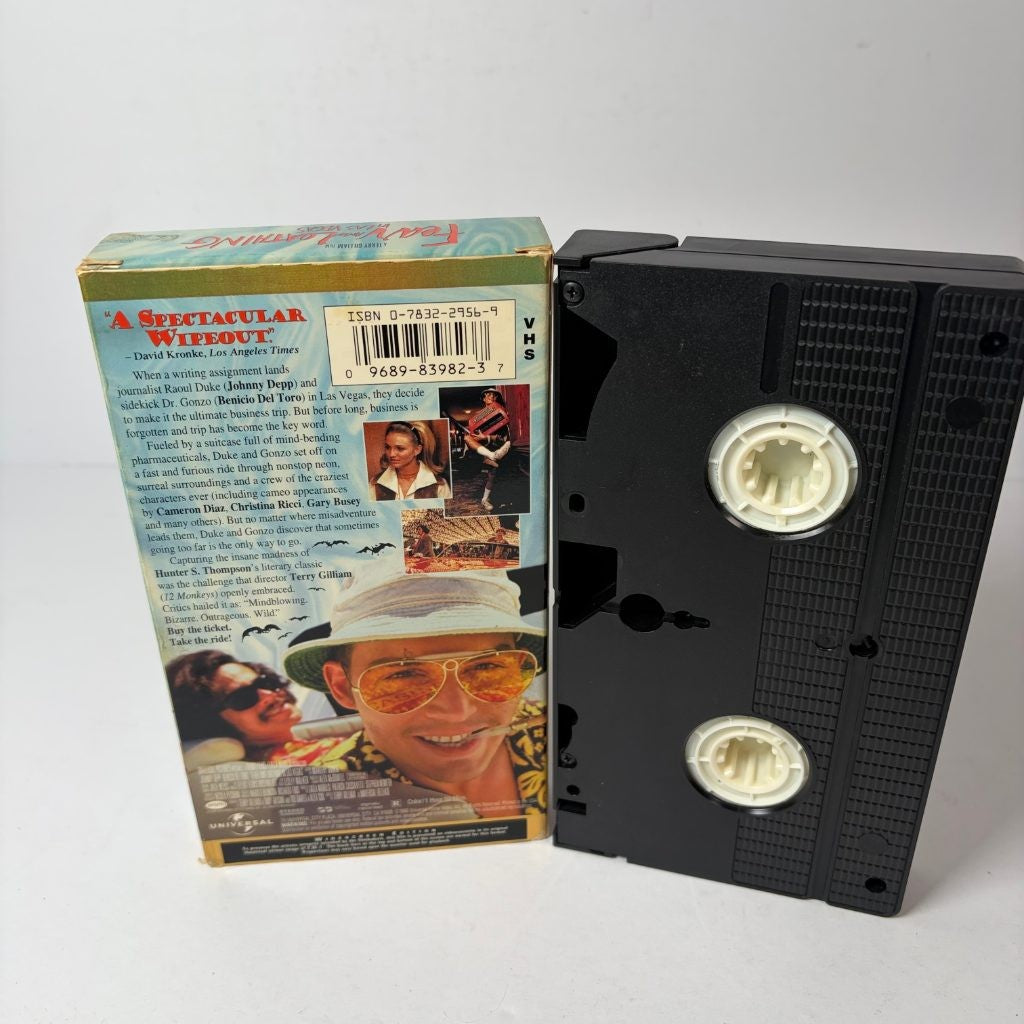 Fear and Loathing in Las Vegas VHS Widescreen Edition Johnny Depp Terry Gilliam