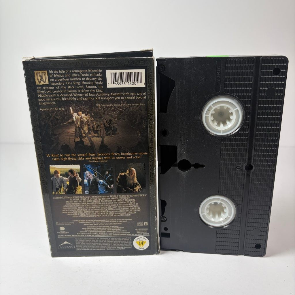 The Lord of the Rings The Fellowship of the Ring VHS 2002 Peter Jackson