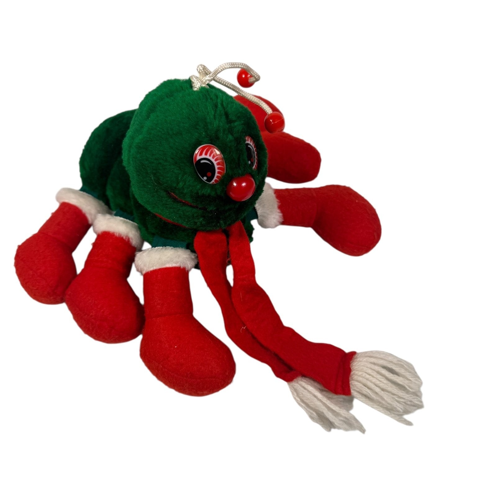 Holiday Lotsa Lotsa Leggggggs Plush Caterpillar Santa Elf Boots & Scarf 6 Feet