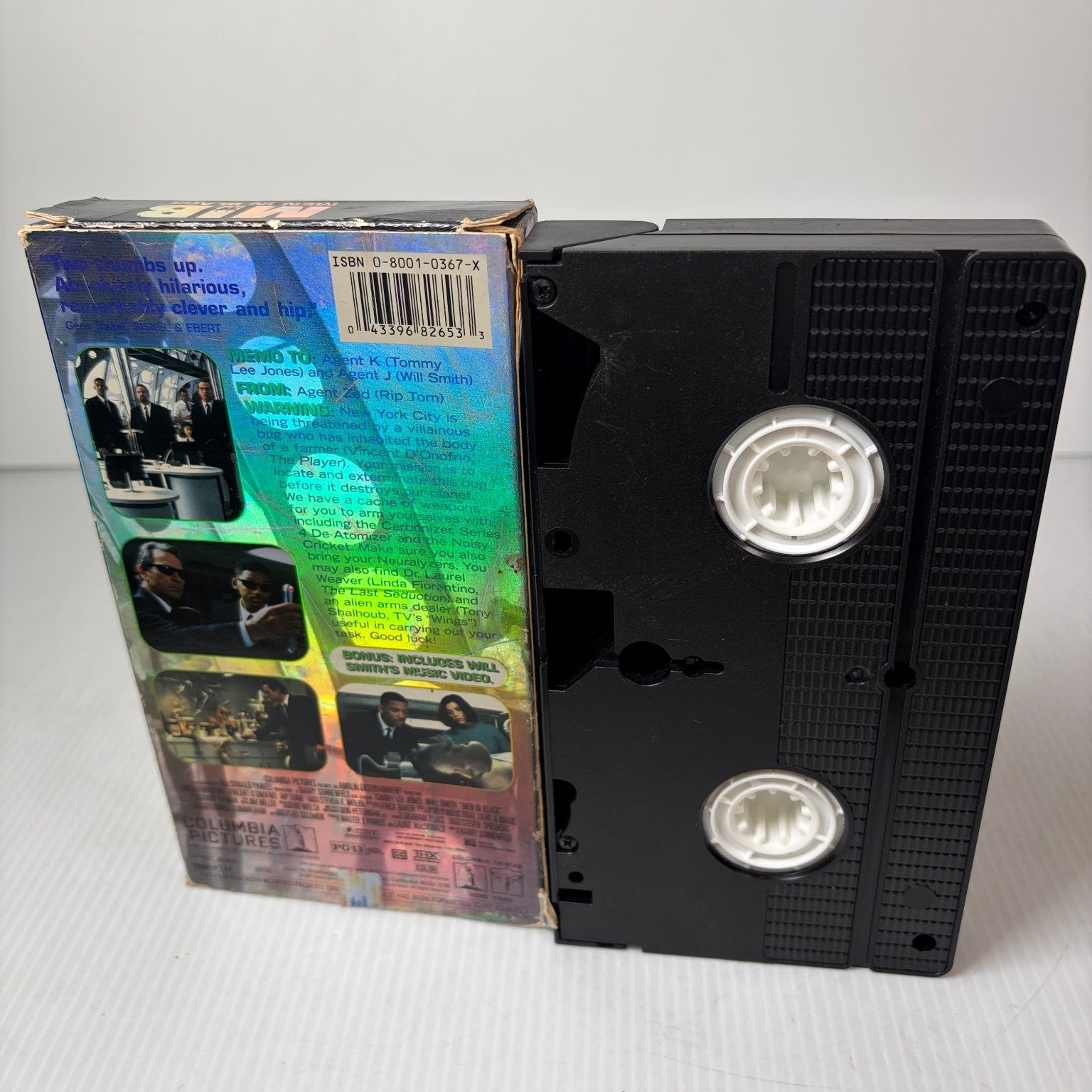 Men in Black MIB VHS 1997 Sci-Fi Action Comedy THX Columbia Pictures