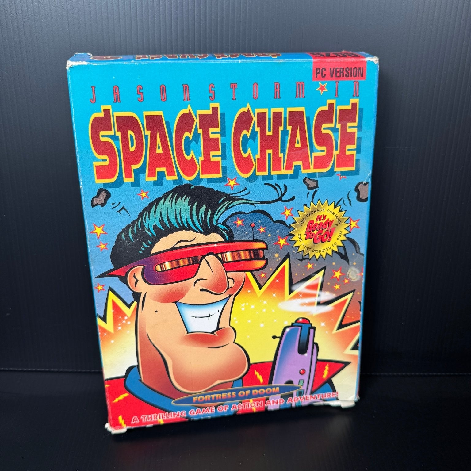 Space Chase Fortress of Doom PC Big Box 3.5" Floppy Retro Game 2D Platformer