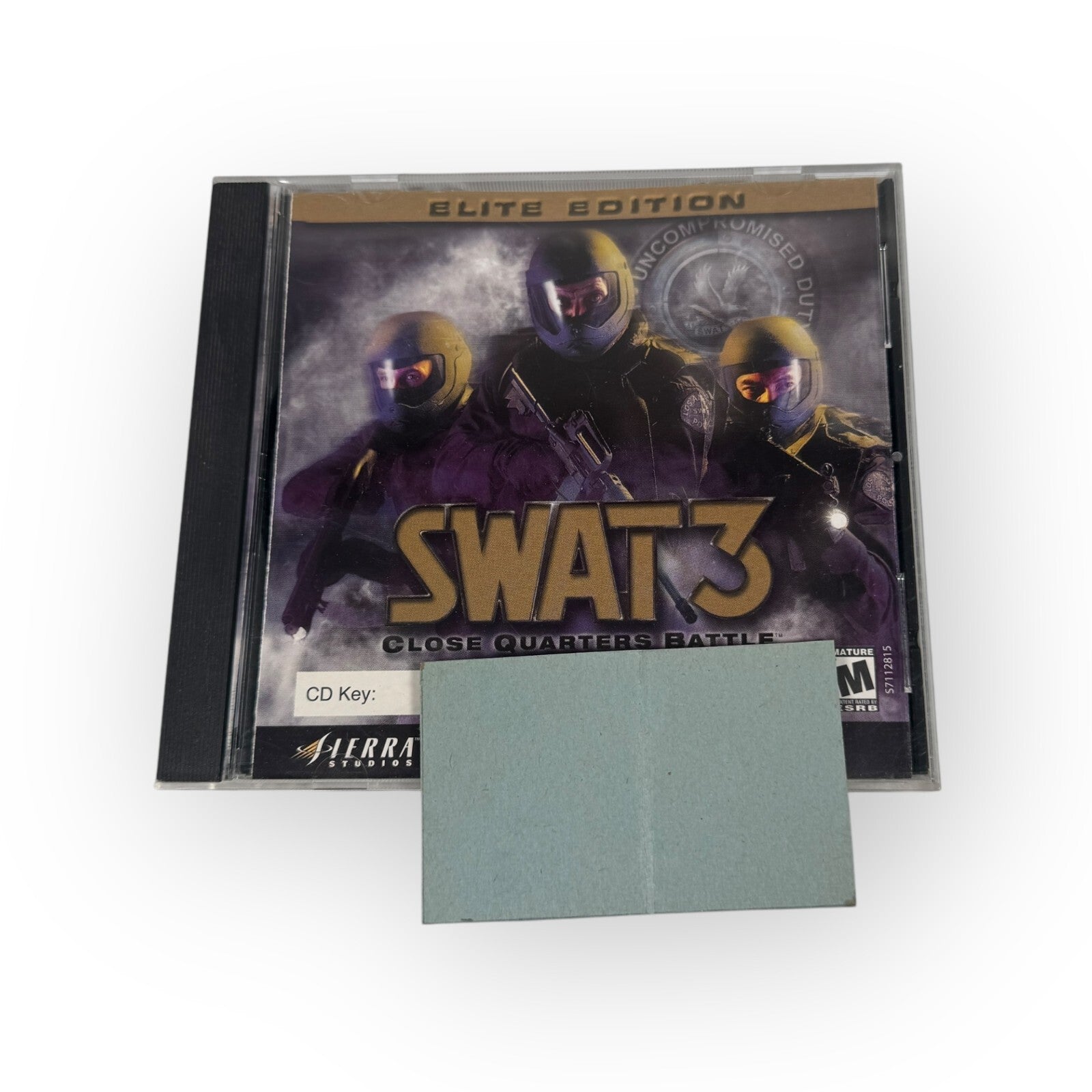 SWAT 3 Close Quarters Battle Elite Edition w/ CD Key by Sierra in Jewel Case