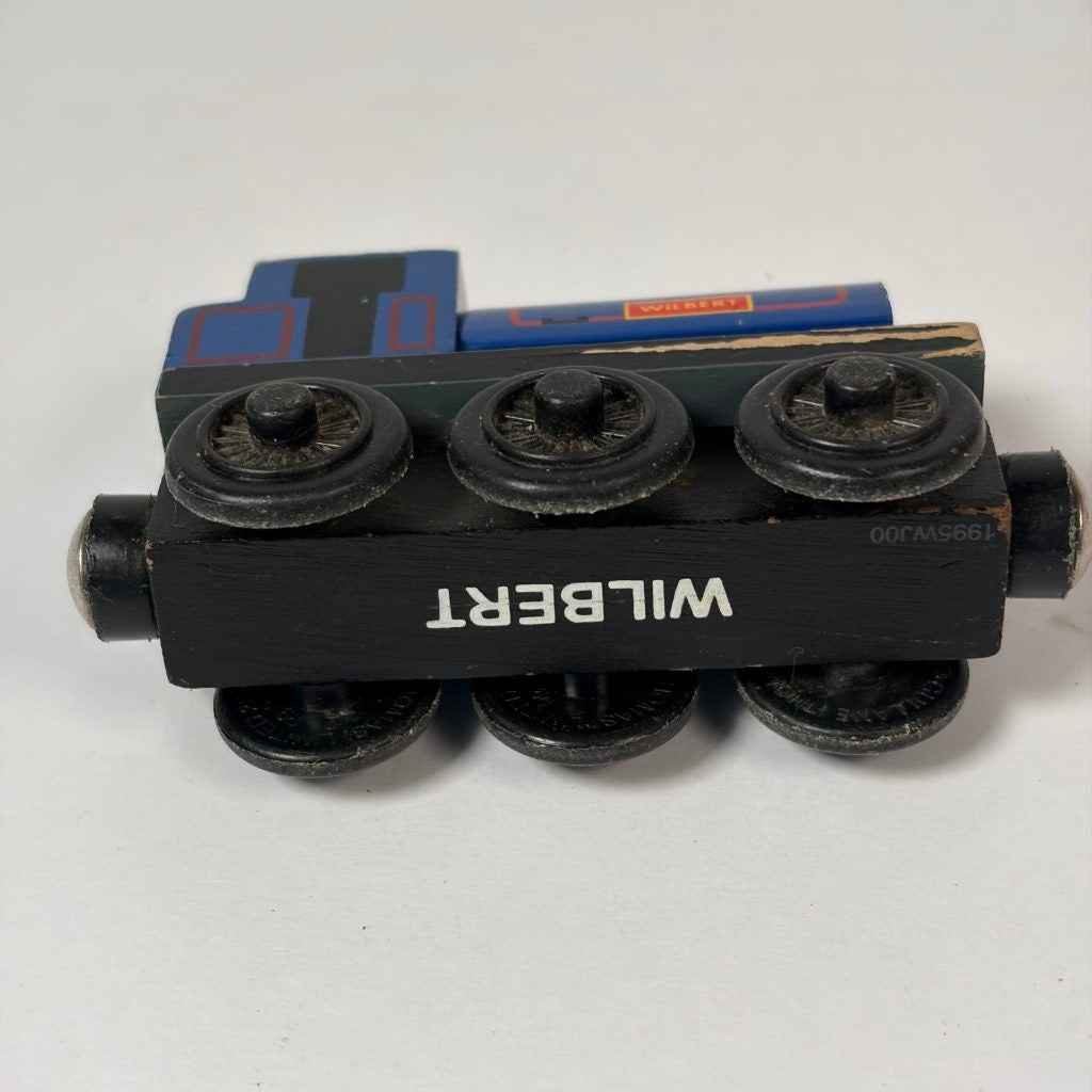 Thomas & Friends Wooden Railway Wilbert Learning Curve Blue Tank Engine Train