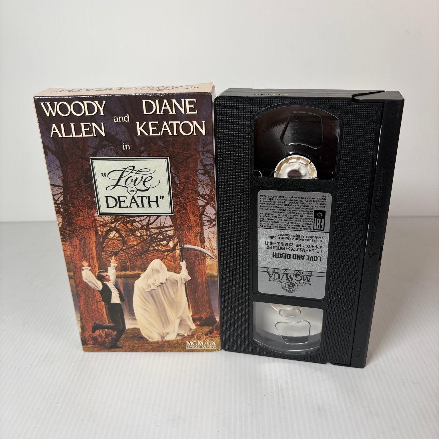 Love and Death VHS 1975 Comedy Woody Allen Diane Keaton MGM/UA