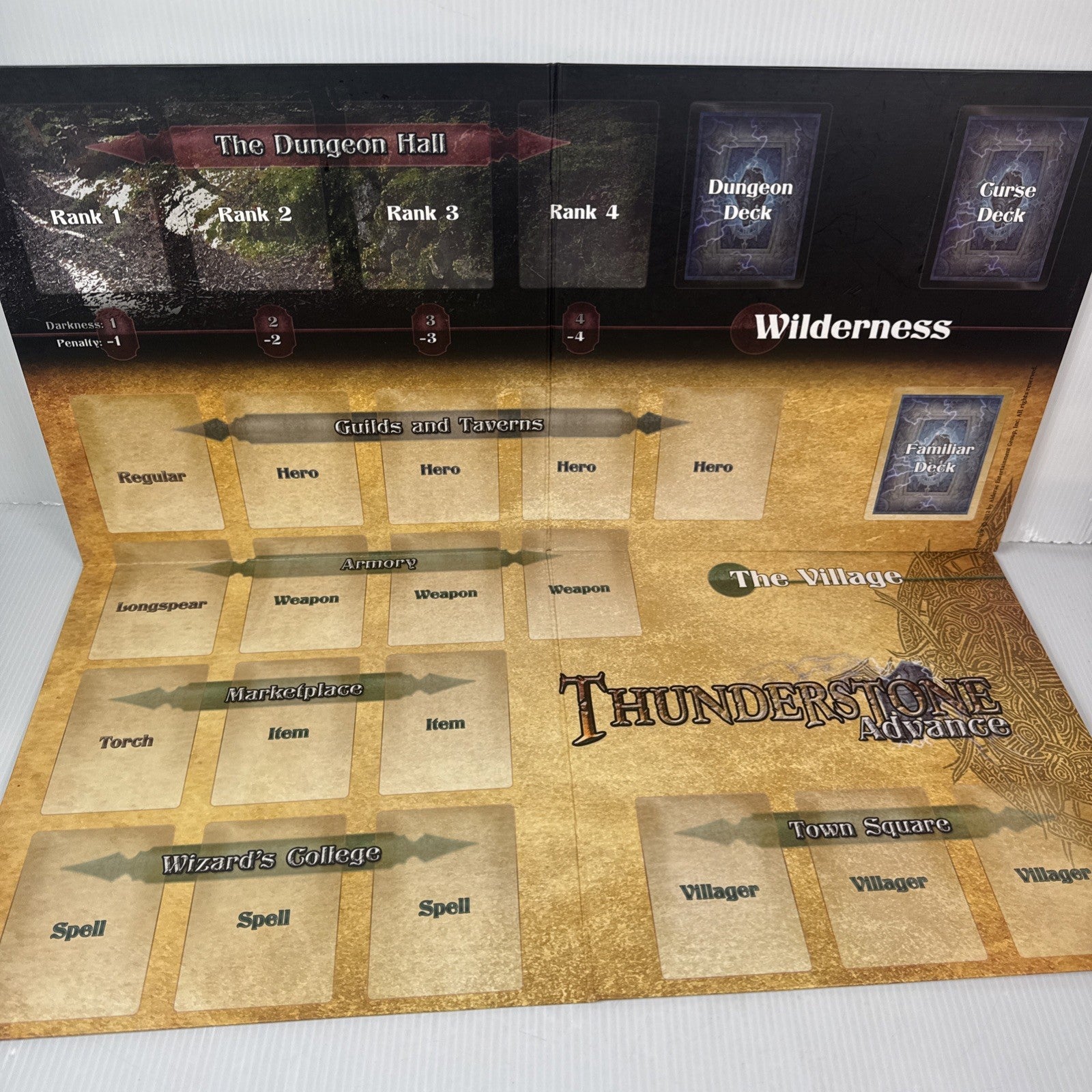 Thunderstone Advance Towers of Ruin Deck Building Game AEG Complete