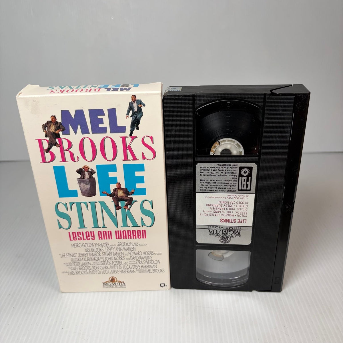 Mel Brooks Life Stinks VHS 1991 Comedy MGM/UA Home Video