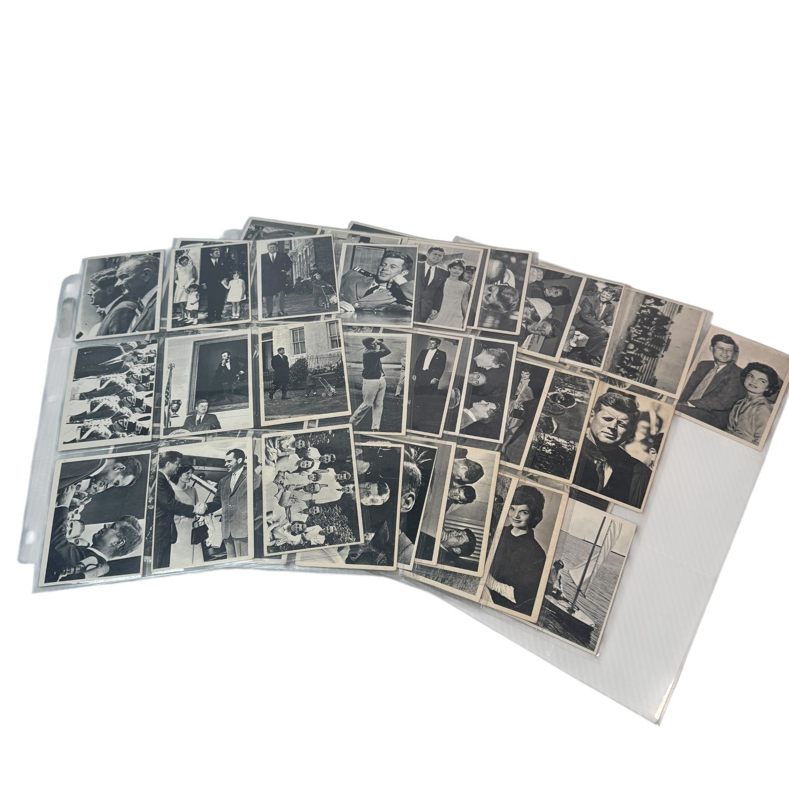 1964 The Story of John F. Kennedy JFK Topps Trading Cards Set of 77 Cards