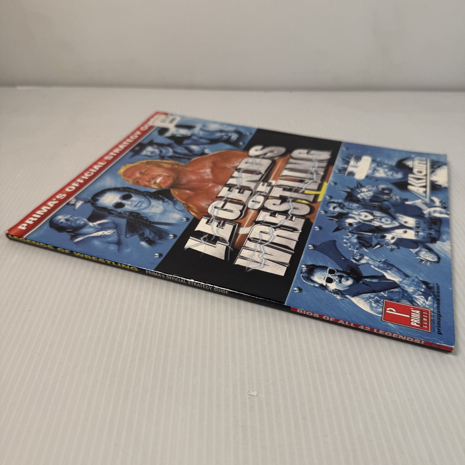 Legends Of Wrestling Strategy Guide Prima Games Acclaim Hulk Hogan Softcover WWE