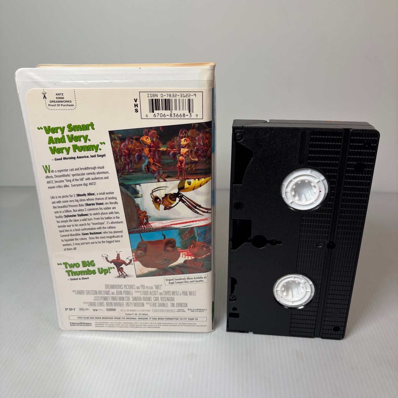 ANTZ VHS 1998 Animated Family Comedy DreamWorks PDI