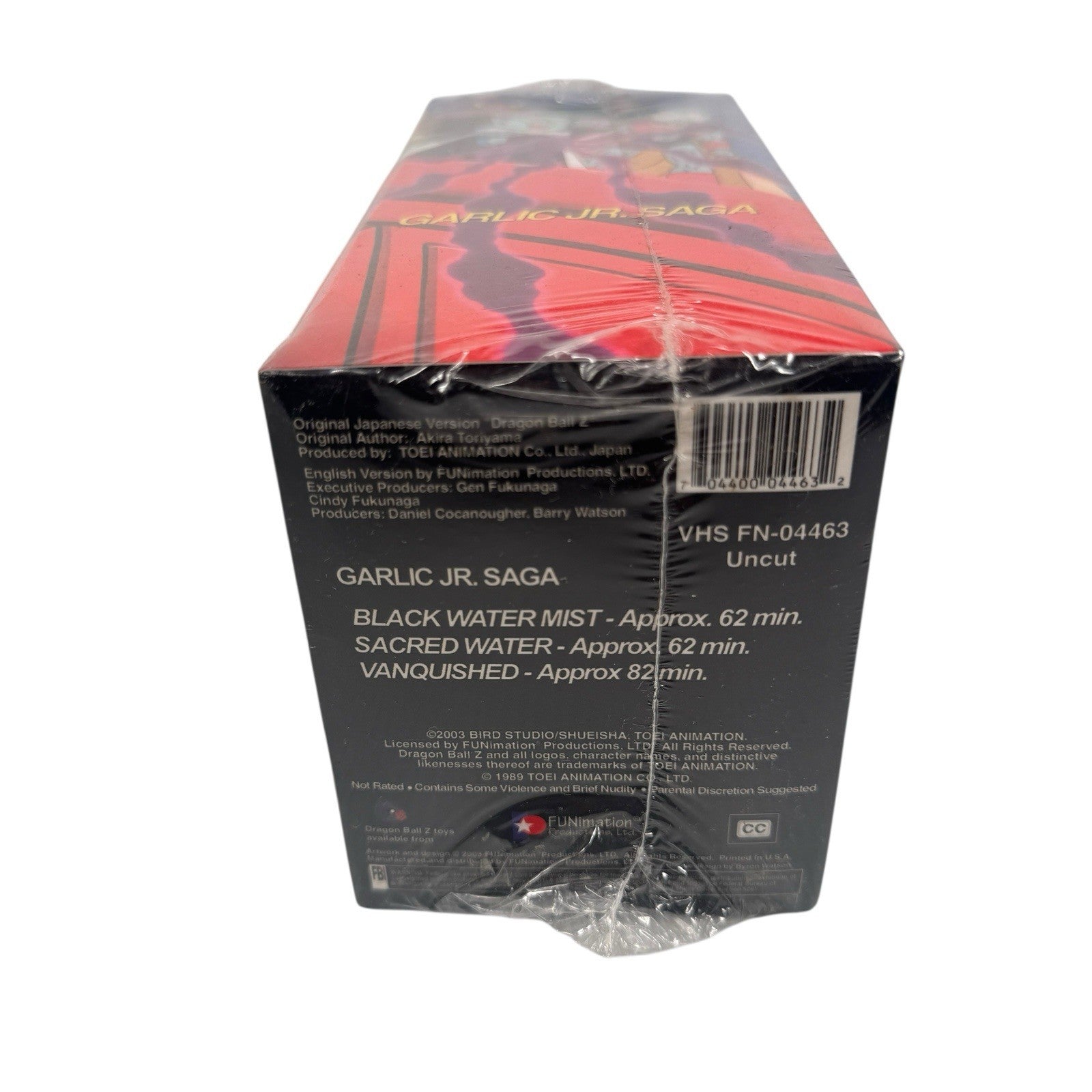 Dragon Ball Z Garlic Jr. Saga Box Set Uncut (VHS, 2003, 3-Tape) Sealed