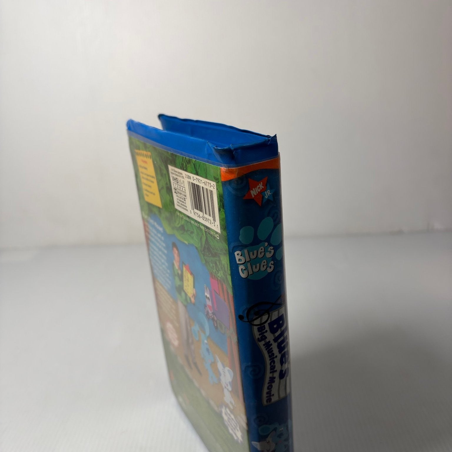 Blues Big Musical Movie VHS 2000 Kids Family Musical Paramount Blue Clamshell