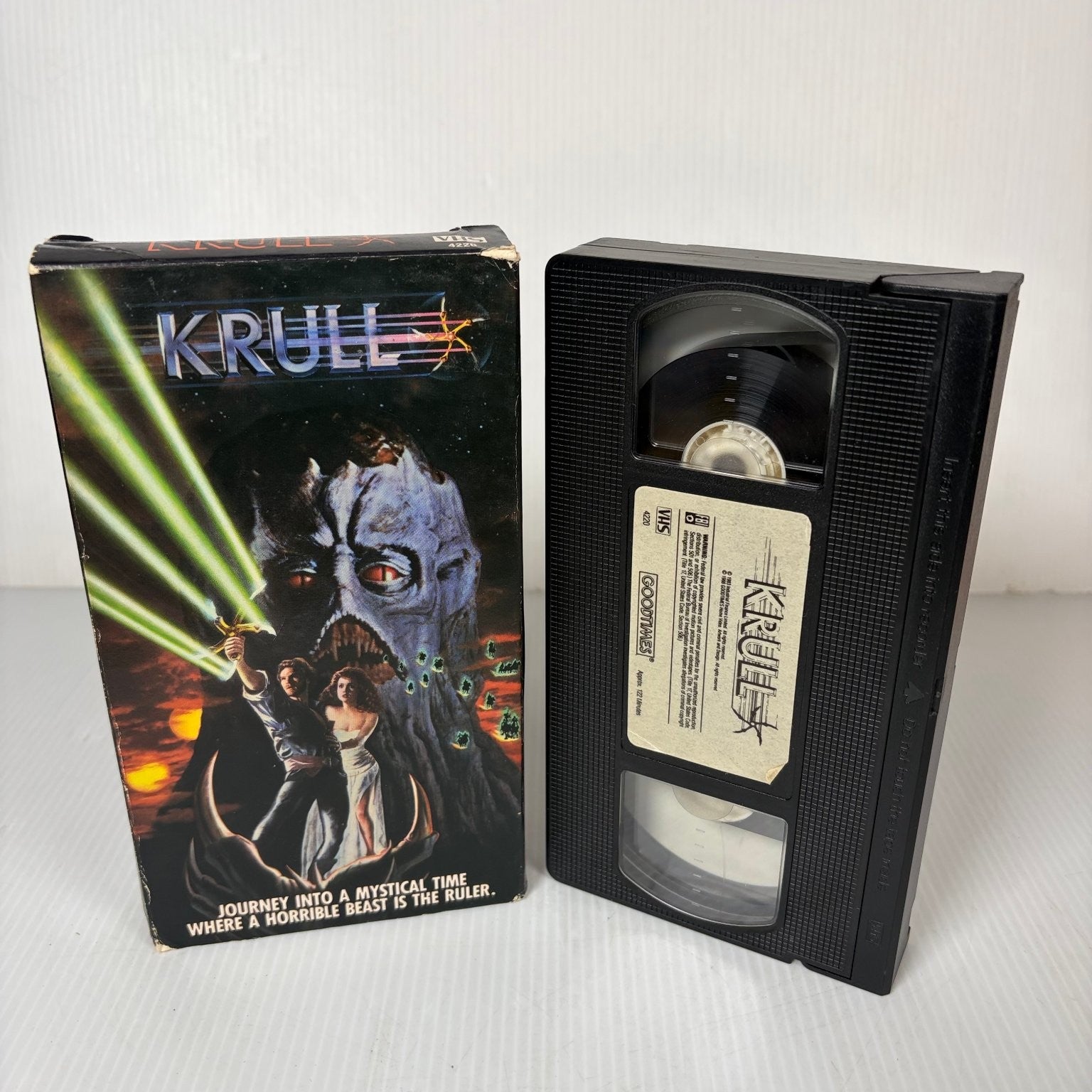 Krull VHS 1983 Fantasy Sci-Fi Adventure Goodtimes Home Video