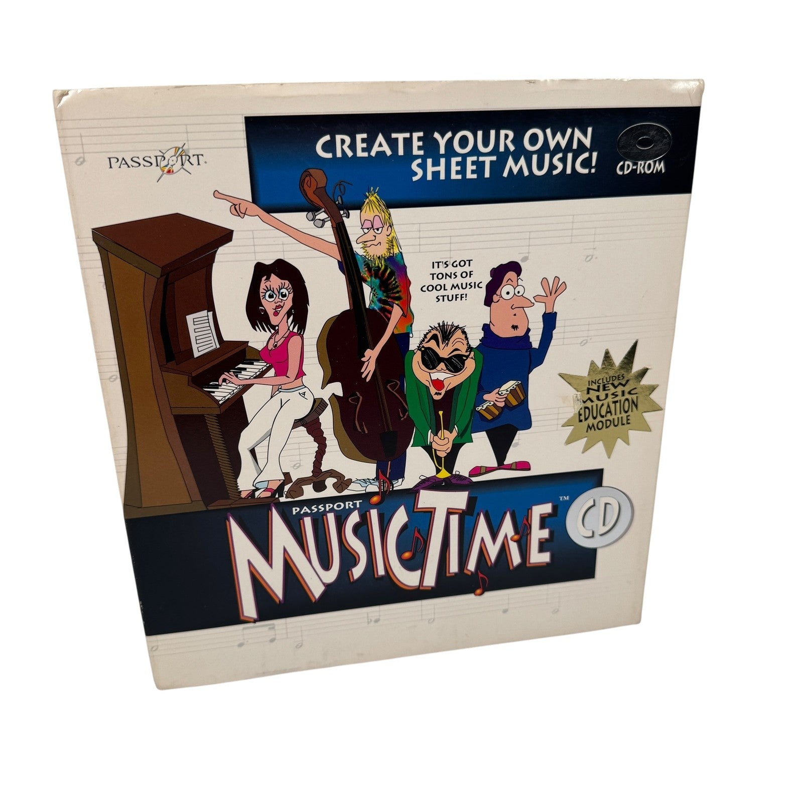 Vintage Passport MusicTime CD-ROM Windows Sheet Music Box Set Complete 90s
