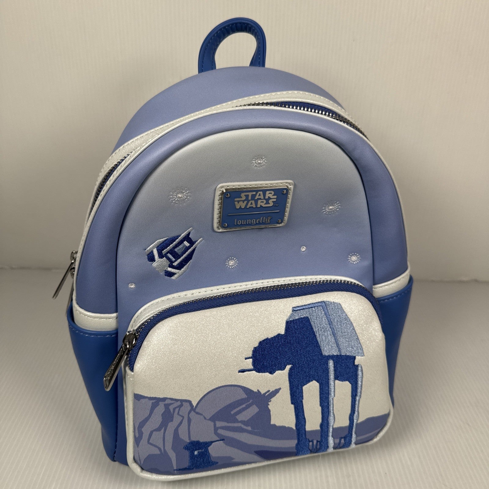 2025 Disney Parks Loungefly Star Wars Hoth Echo Base AT-AT Mini Backpack NWT