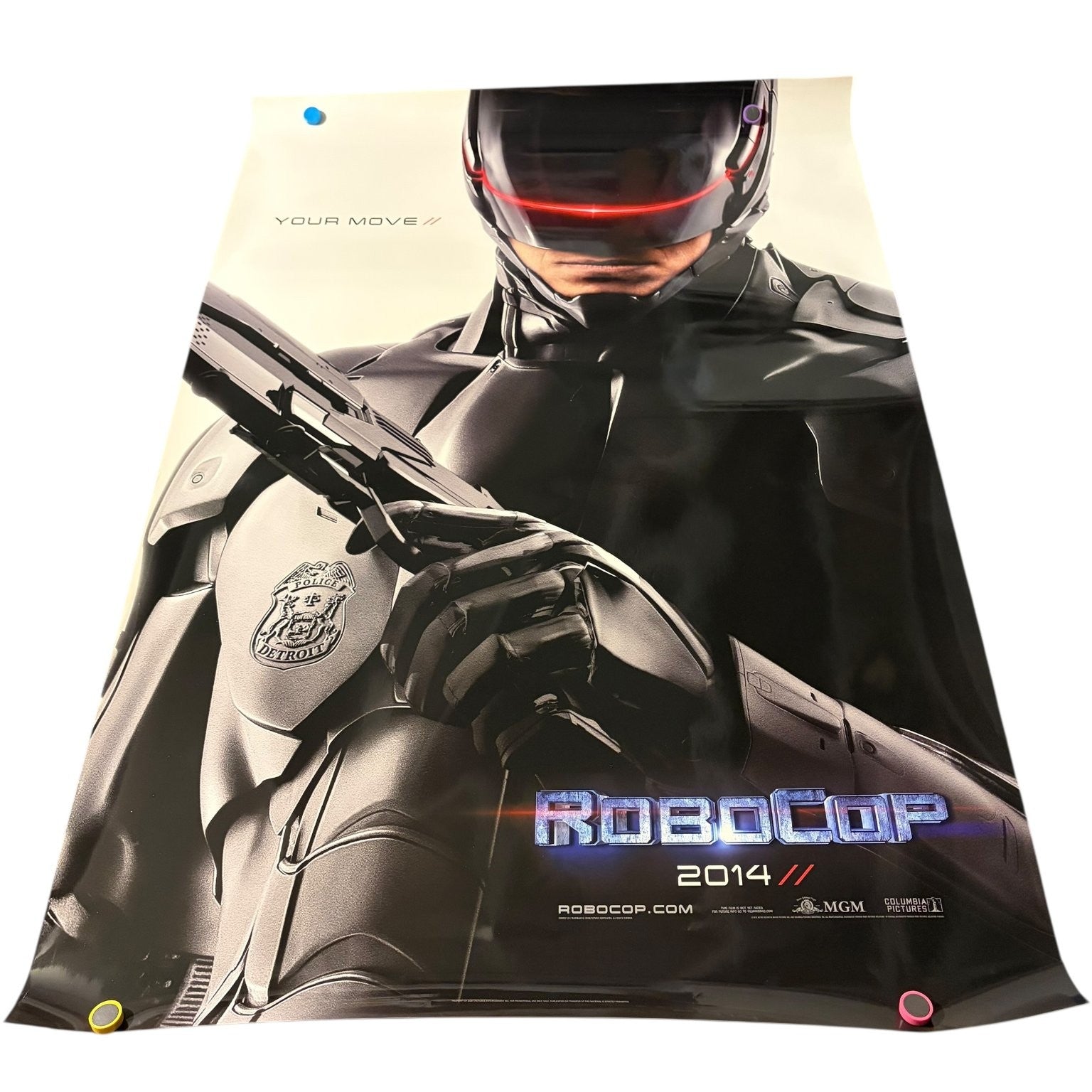 RoboCop 2014 One Sheet Movie Poster Original Double-Sided Joel Kinnaman