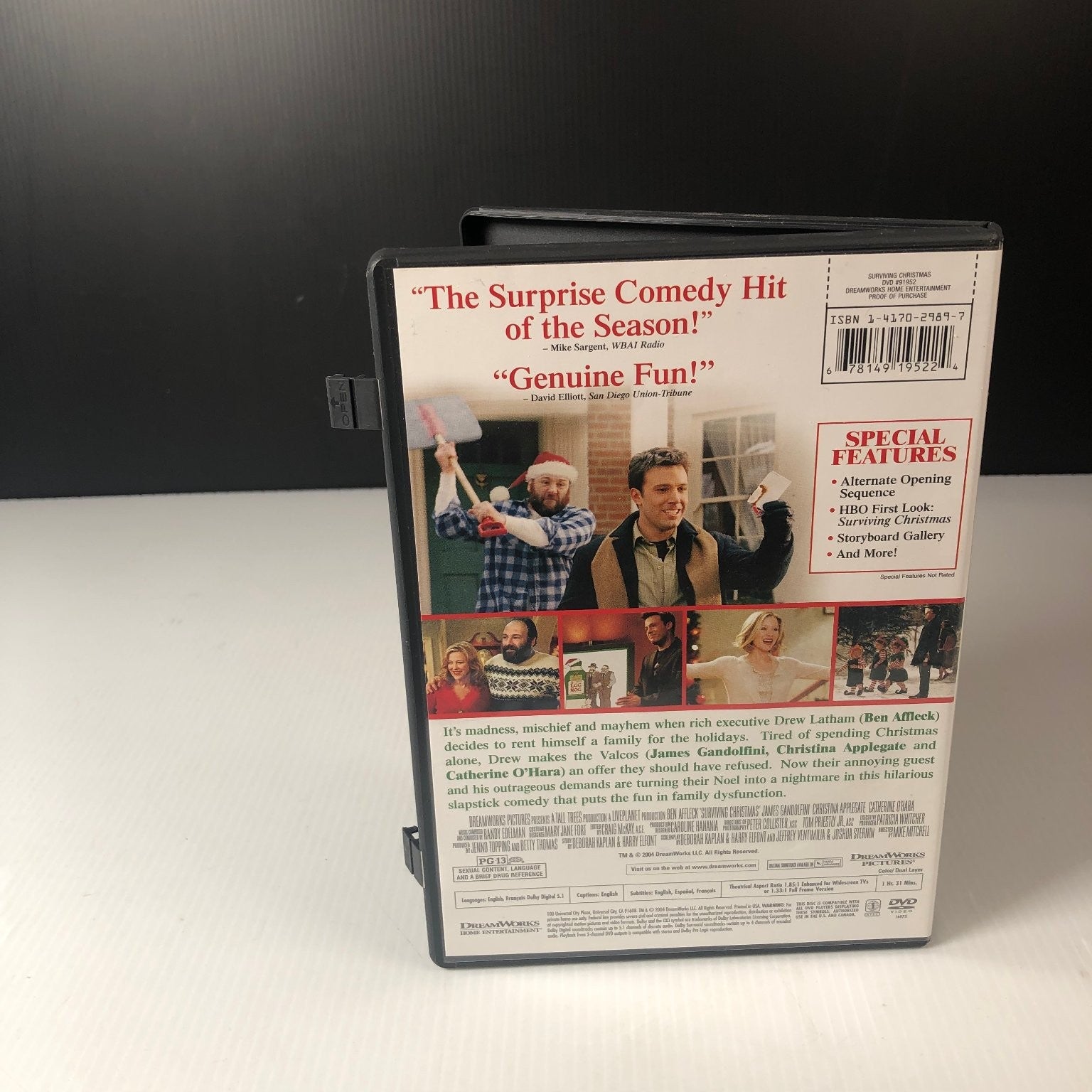 Surviving Christmas DVD 2004 Ben Affleck James Gandolfini Comedy