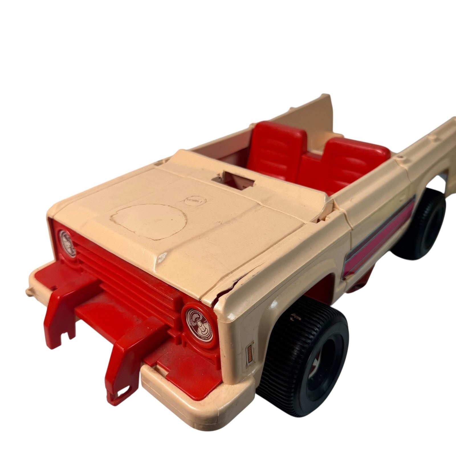 Vintage Barbie Western Camper Truck Horse Trailer 1970s Mattel AS IS Heavy Wear