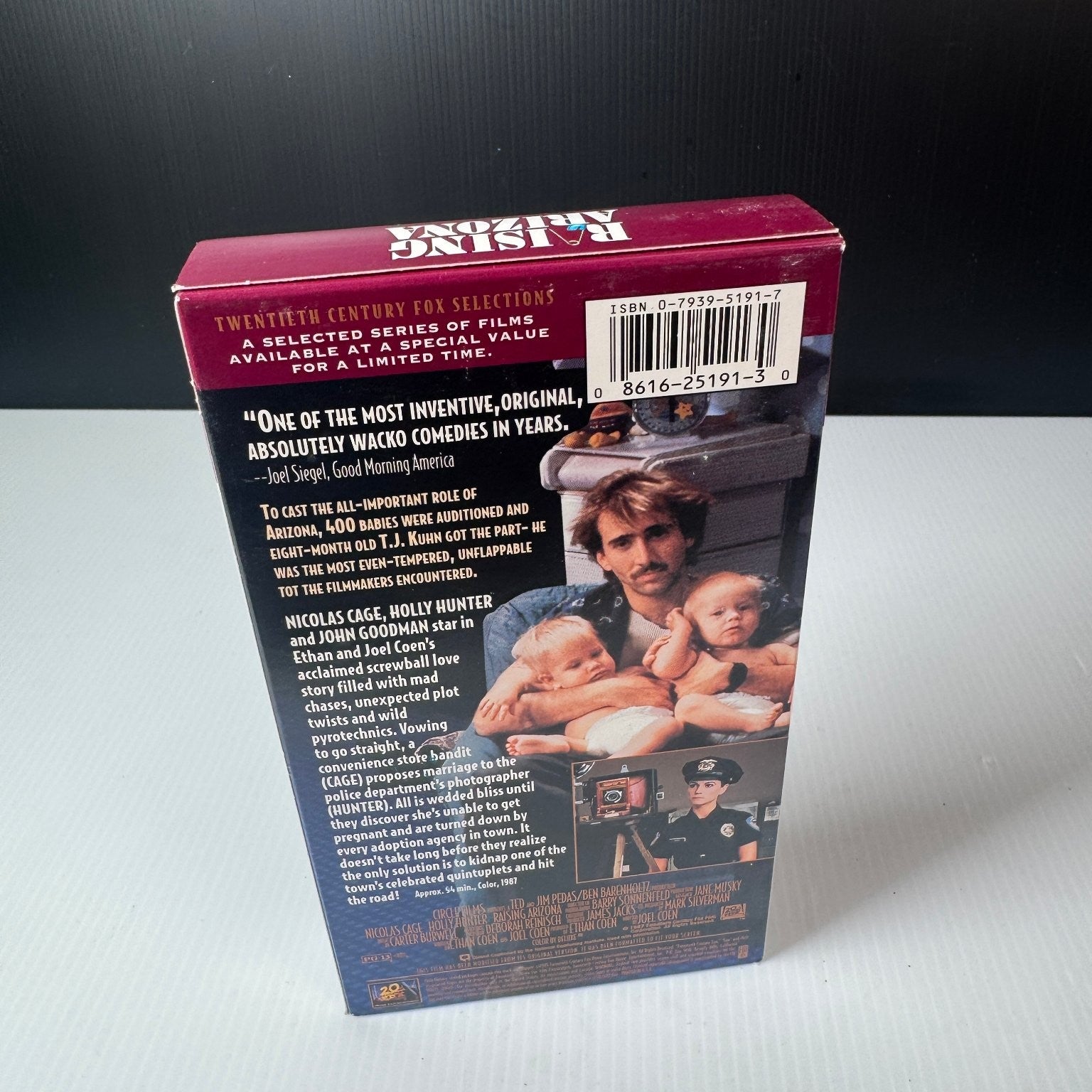 Raising Arizona VHS 1987 Comedy Twentieth Century Fox Selections