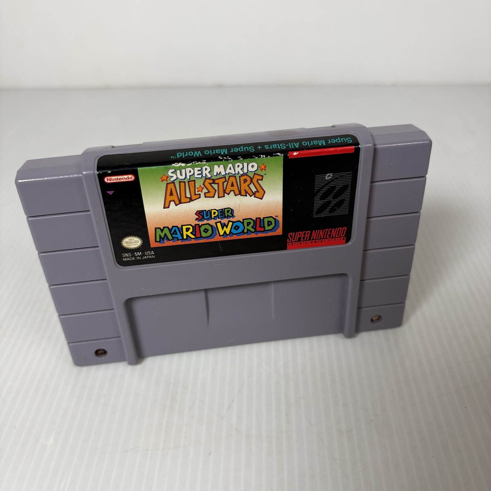 Super Mario All-Stars + Super Mario World SNES Nintendo Game Cartridge Only